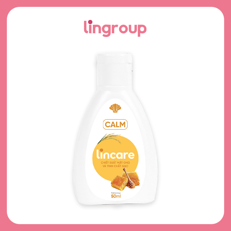 Dung dịch vệ sinh phụ nữ Lincare Calm tinh chất Mật ong ngừa viêm (Gel, 50ML)