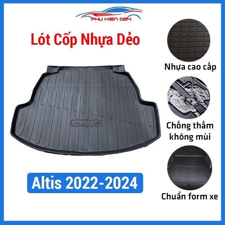 Thảm nhựa lót cốp Altis 2022-2023-2024 nhựa dẻo cao cấp, không mùi, chống thấm nước tốt