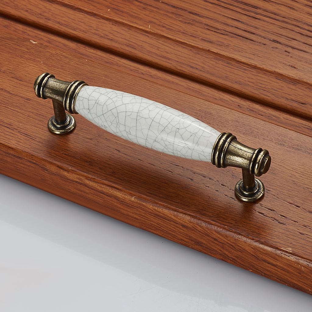 5 Pieces Vintage Elegant Cabinet Pull Knobs Door Handle