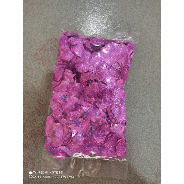 100grm lá hồng kim tuyến nguyên liệu oản công phụ trang handmade