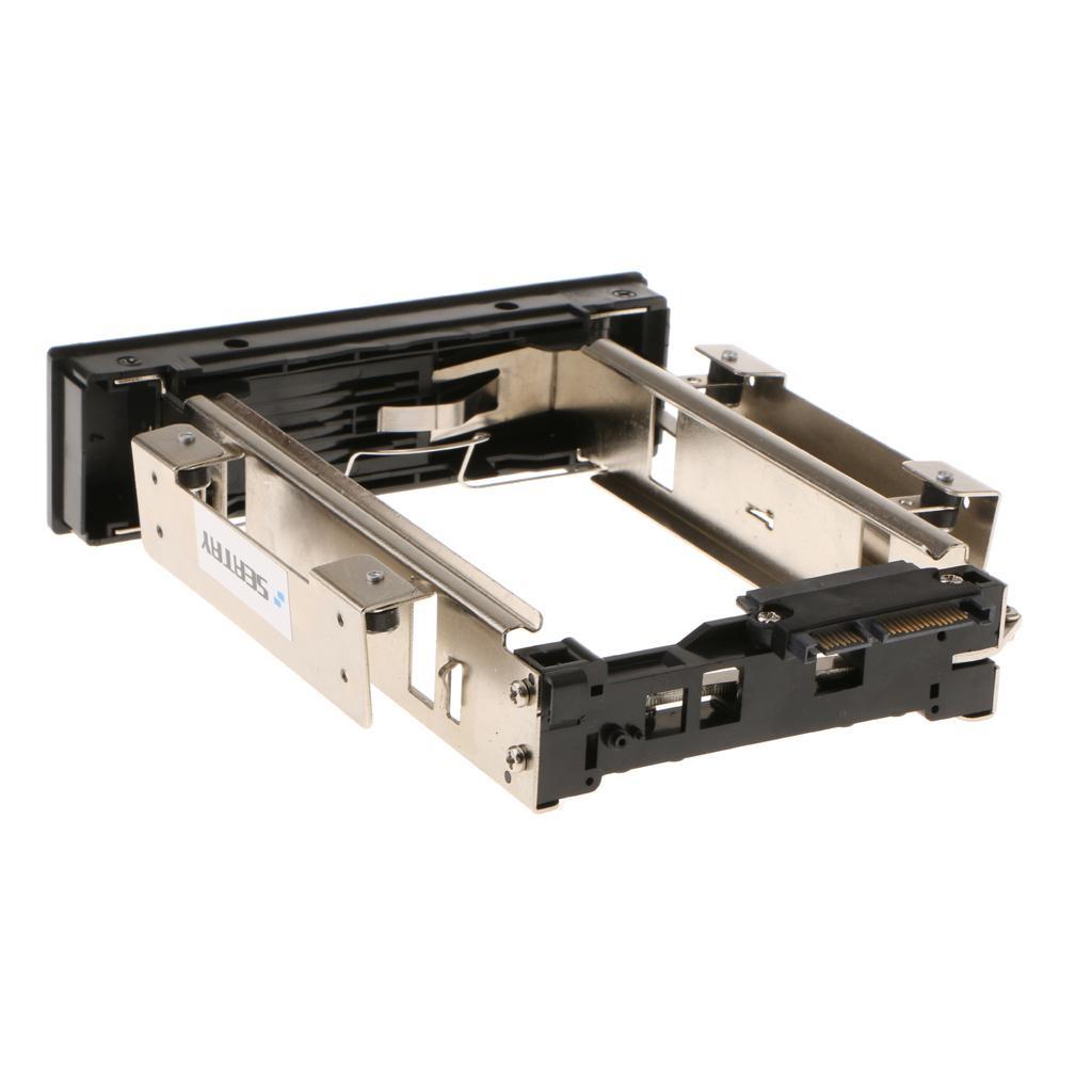 2x Mobile Rack SATA 3.5"Tray-Less Hot-Swap for HDD,Hard Disk Tray Enclosure
