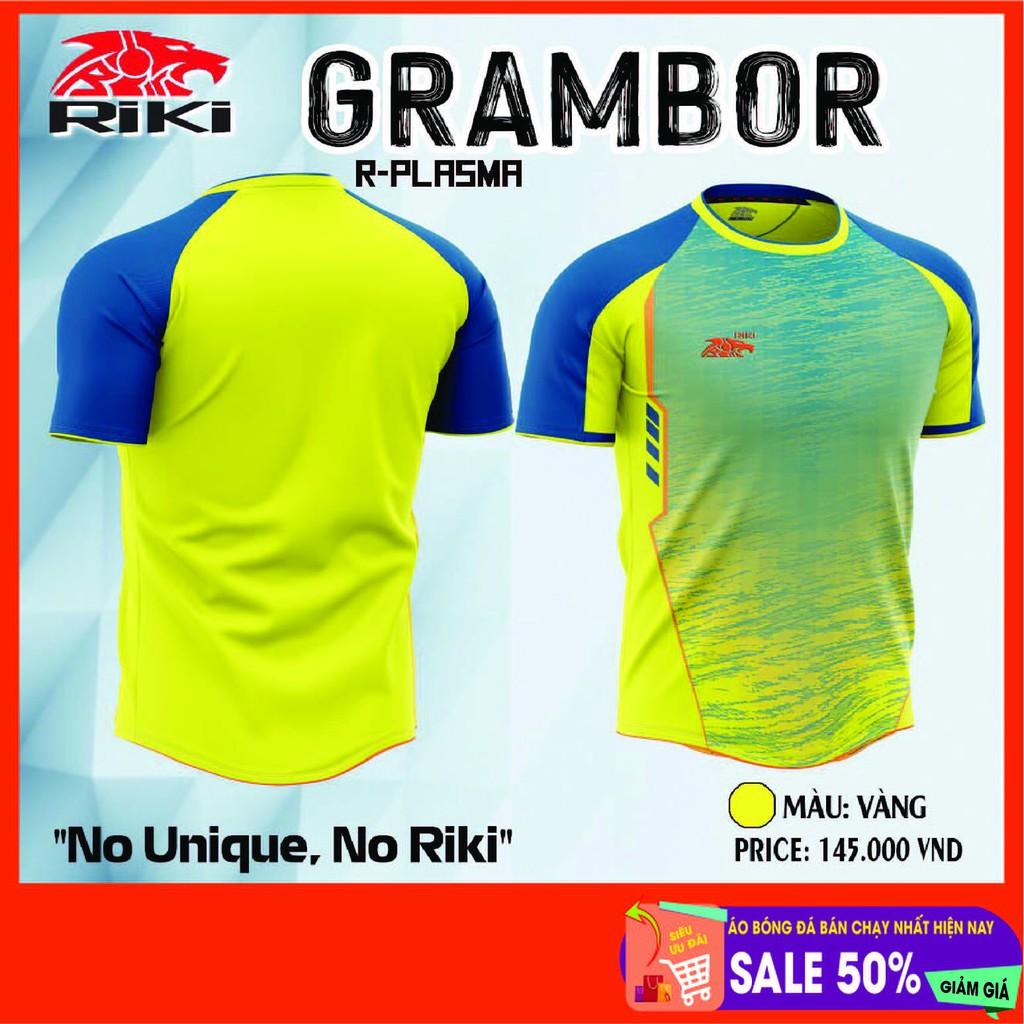 Bộ quần/áo thể thao, Bộ áo bóng đá không logo RiKi Grambo sẵn kho, giá tốt chất vải mềm mát mịn, thấm hút mồ hôi