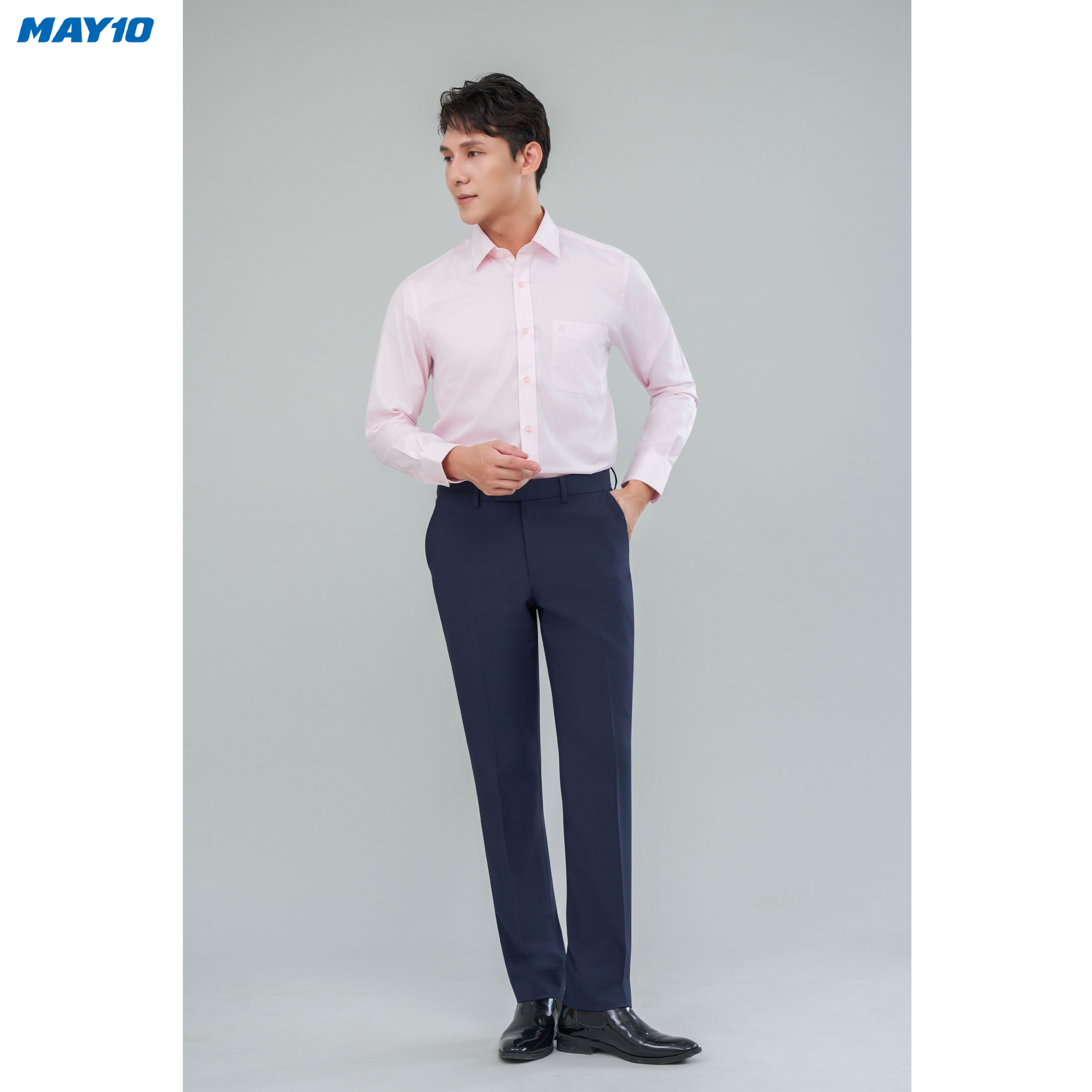 Sơ mi nam cộc tay May10 form Regular mã 010121242LT MD471