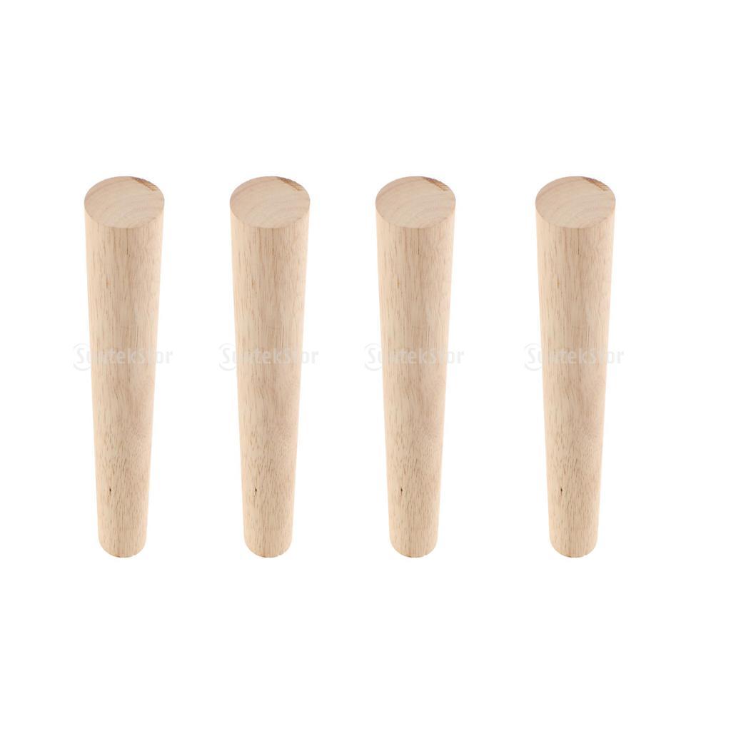 4Pcs 18CM Universal Solid Wood Furniture Leg Sofa Leg Chair Leg Table Feet
