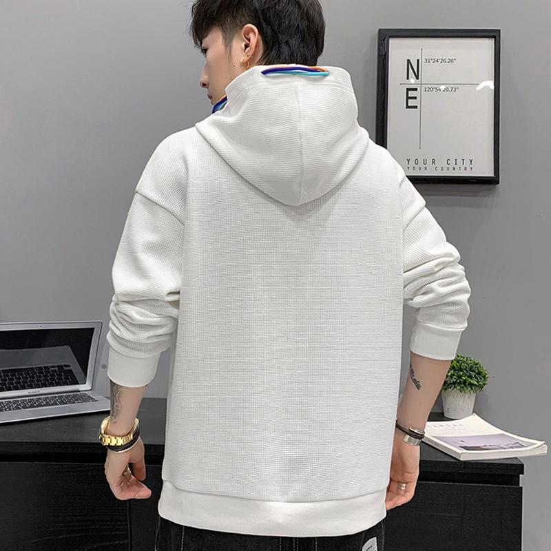 Áo Hoodie Nam Phối Dây Mũ Màu Sắc Dáng Oversize Phong Cách Ulzzang Thời Trang Zenkonu TOP NAM 243V2