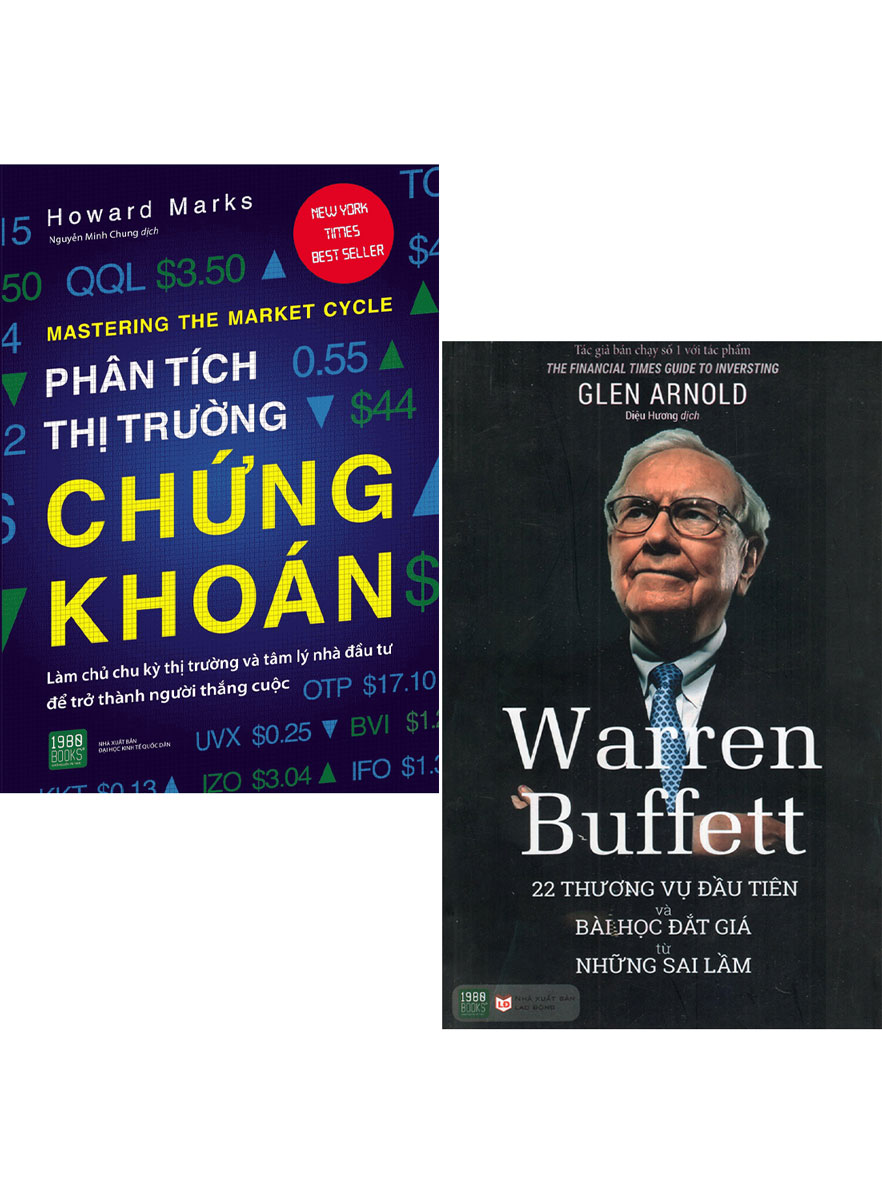 Combo Phân Tích Thị Trường Chứng Khoán + Warren Buffett: 22 Thương Vụ Đầu Tiên Và Bài Học Đắt Giá Từ Những Sai Lầm (2 Cuốn)