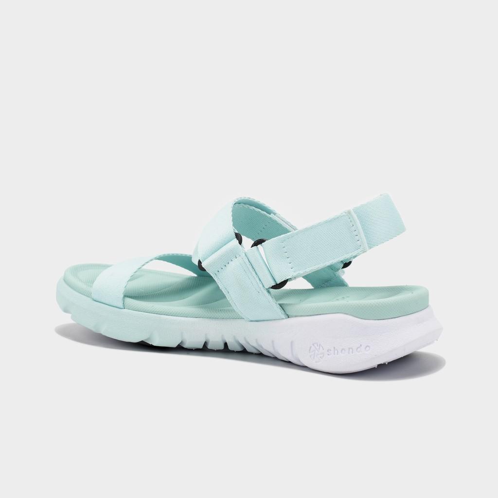 Giày Sandals Shondo F6 Sport Ombre Đế 2 Màu Xanh Mint Trắng F6S0442