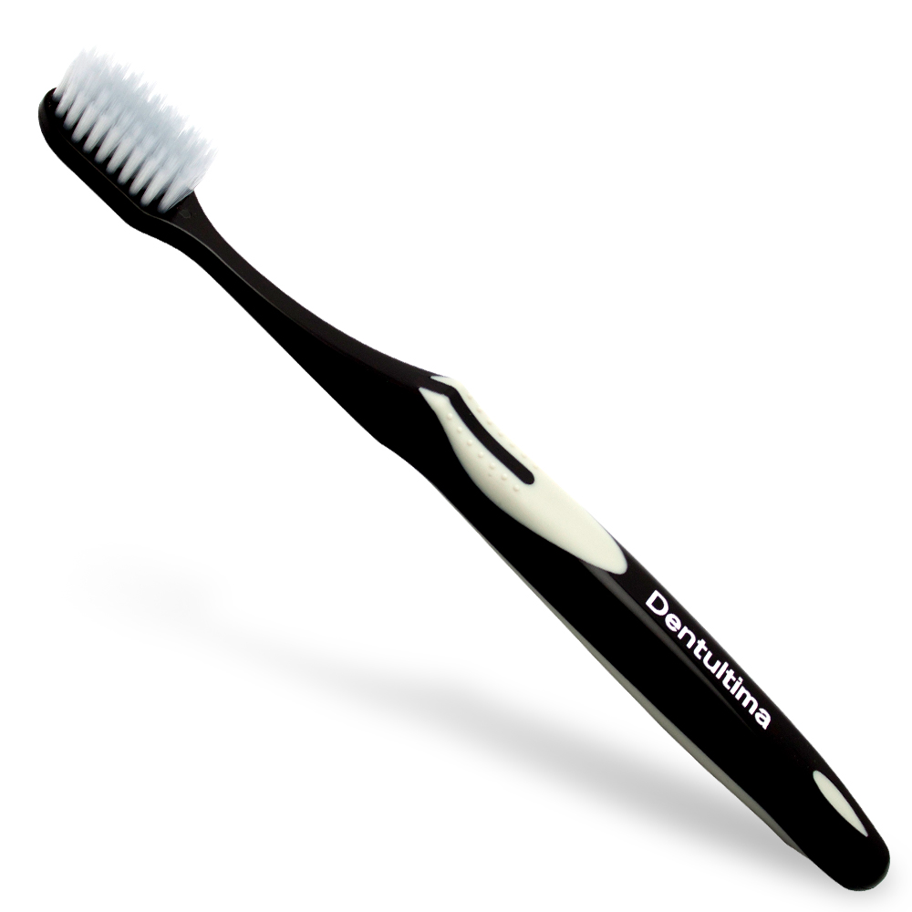 Bàn Chải Đánh Răng Độ Cứng Thông Thường Dentultima JR-TL-M Cán Nhựa Màu Xám (1 Cây)