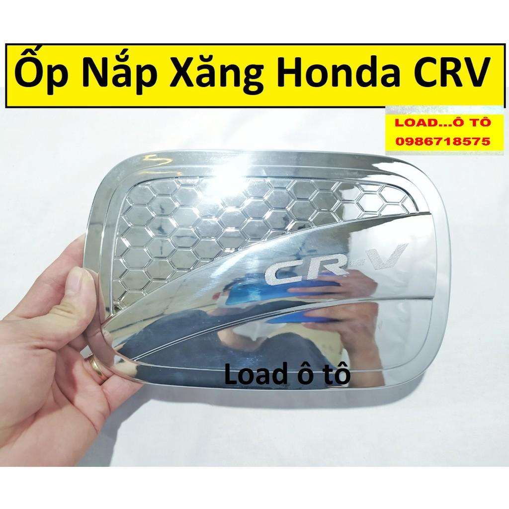 Ốp nắp bình xăng Xe Honda CRV 2023-2018 mạ Crom Sáng Bóng