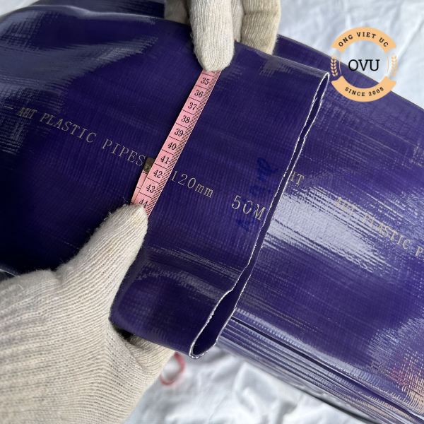Ống bạt cốt dù phi 120mm tím - Ống bạt Việt Úc