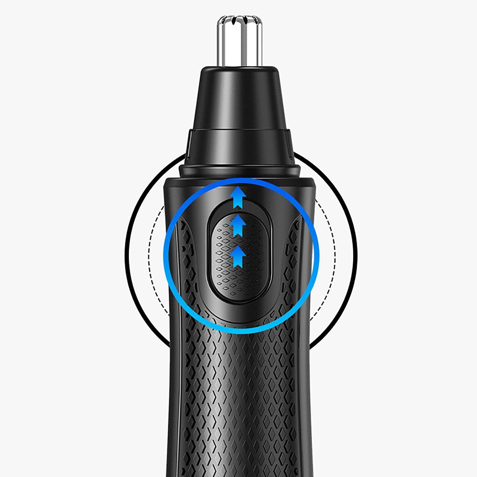 Portable Ear Nose Hair Trimmer Easy Cleansing Mute Motor Waterproof Facial Cleaner