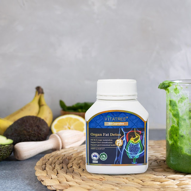 Viên uống thải độc mỡ nội tạng Vitatree Organ Fat Detox