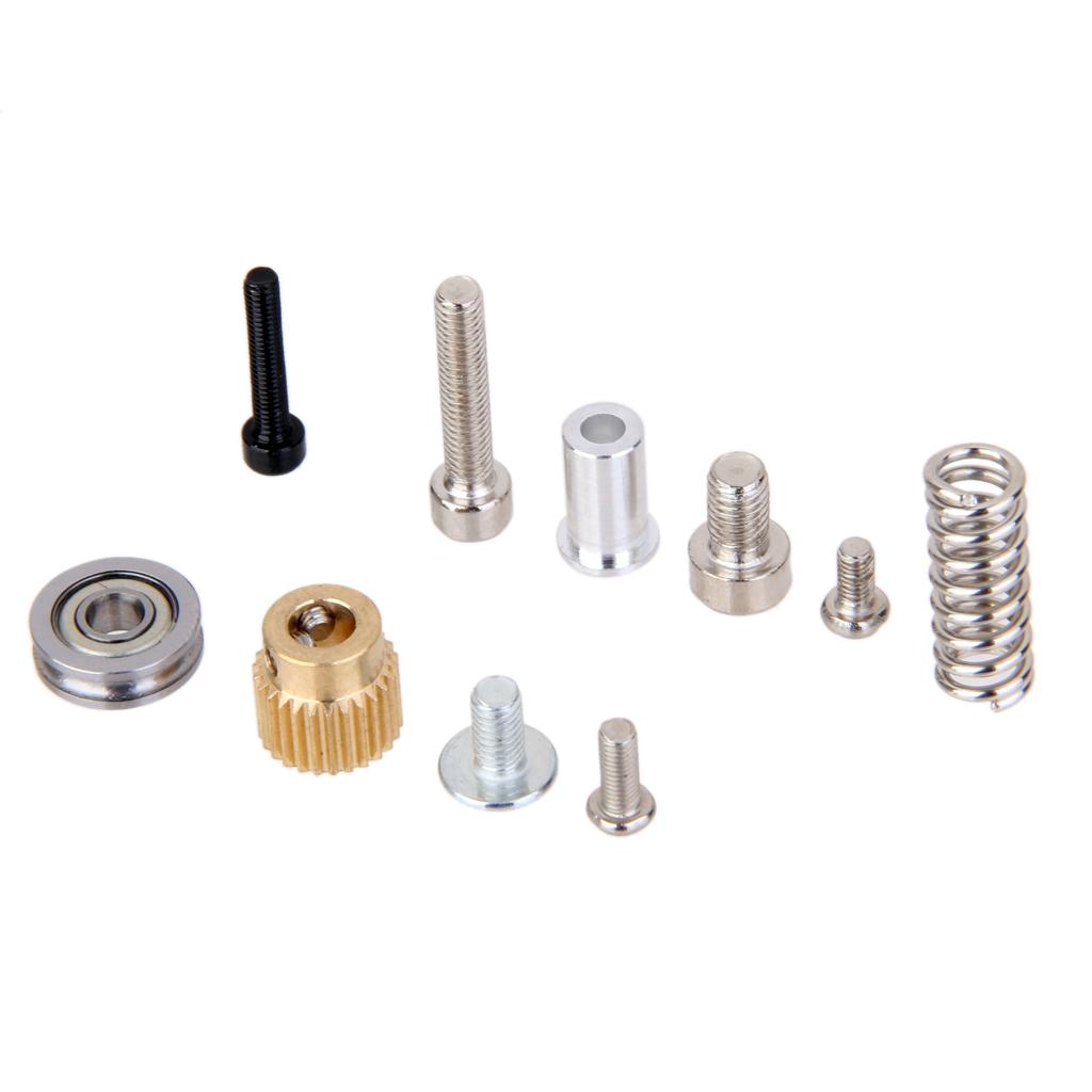 3D Printer Extruder Aluminum Frame Block DIY Kit for MK8 Reprap i3 All Metal Right Hand