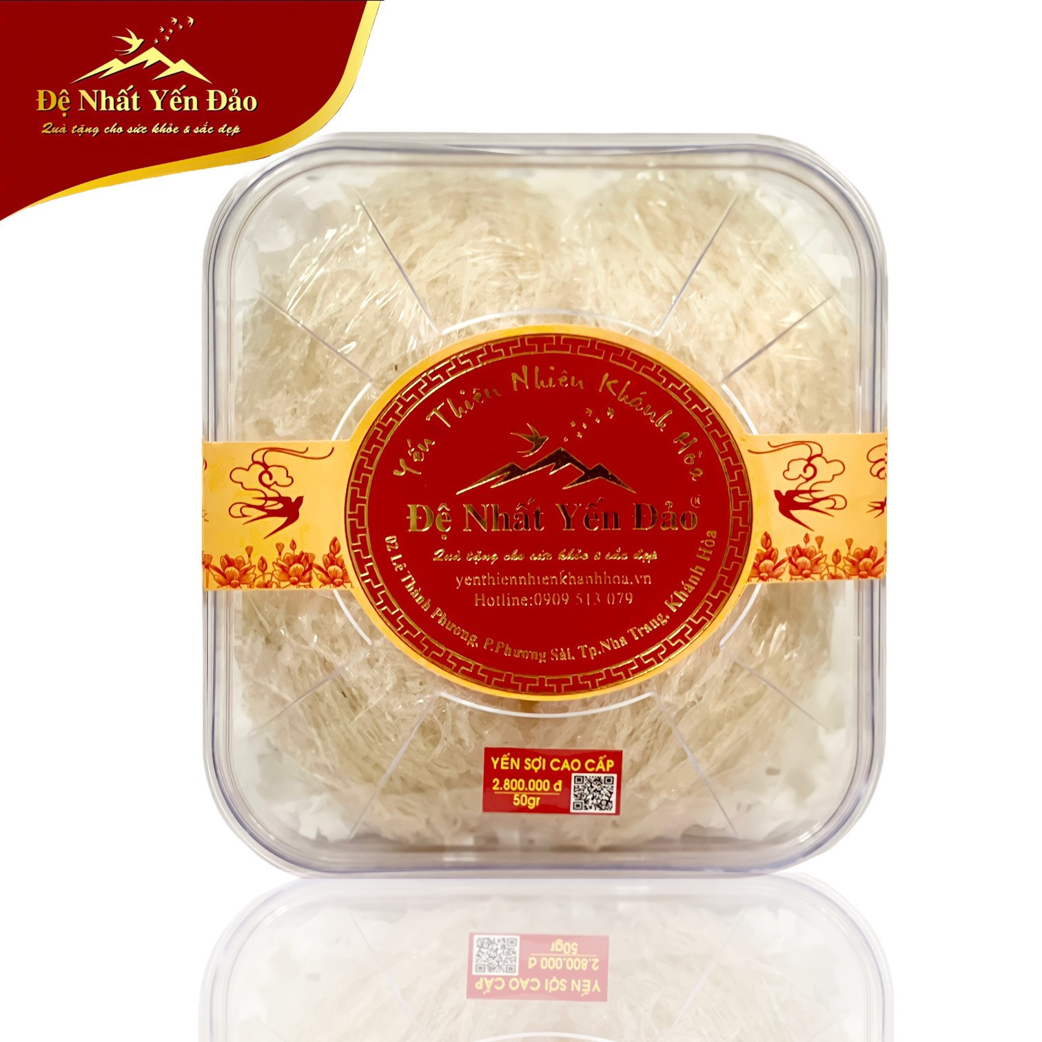 [BEST SALES] Yến Khánh Hòa - Yến Sợi Cao Cấp [Hộp 50g] - Đệ Nhất Yến Đảo - Bồi Bổ Sức Khỏe - Phục Hồi Chức Năng Phổi - Phụ Nử Sau Sinh - Đẹp Da - Chống Lão Hóa -Kéo Dài Thanh Xuân- Hỗ Trợ Điều Trị Ung Thư -Tăng Cường Sinh Lý -Trí Nhớ - Cải Thiện Giấc Ngủ