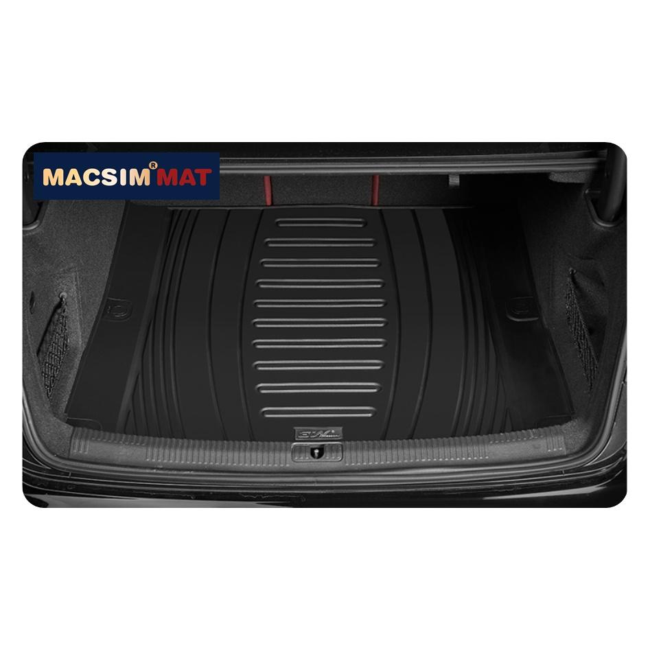 Thảm lót cốp xe ô tô Audi Q3 2019+ nhãn hiệu Macsim 3W chất liệu TPE cao cấp màu đen