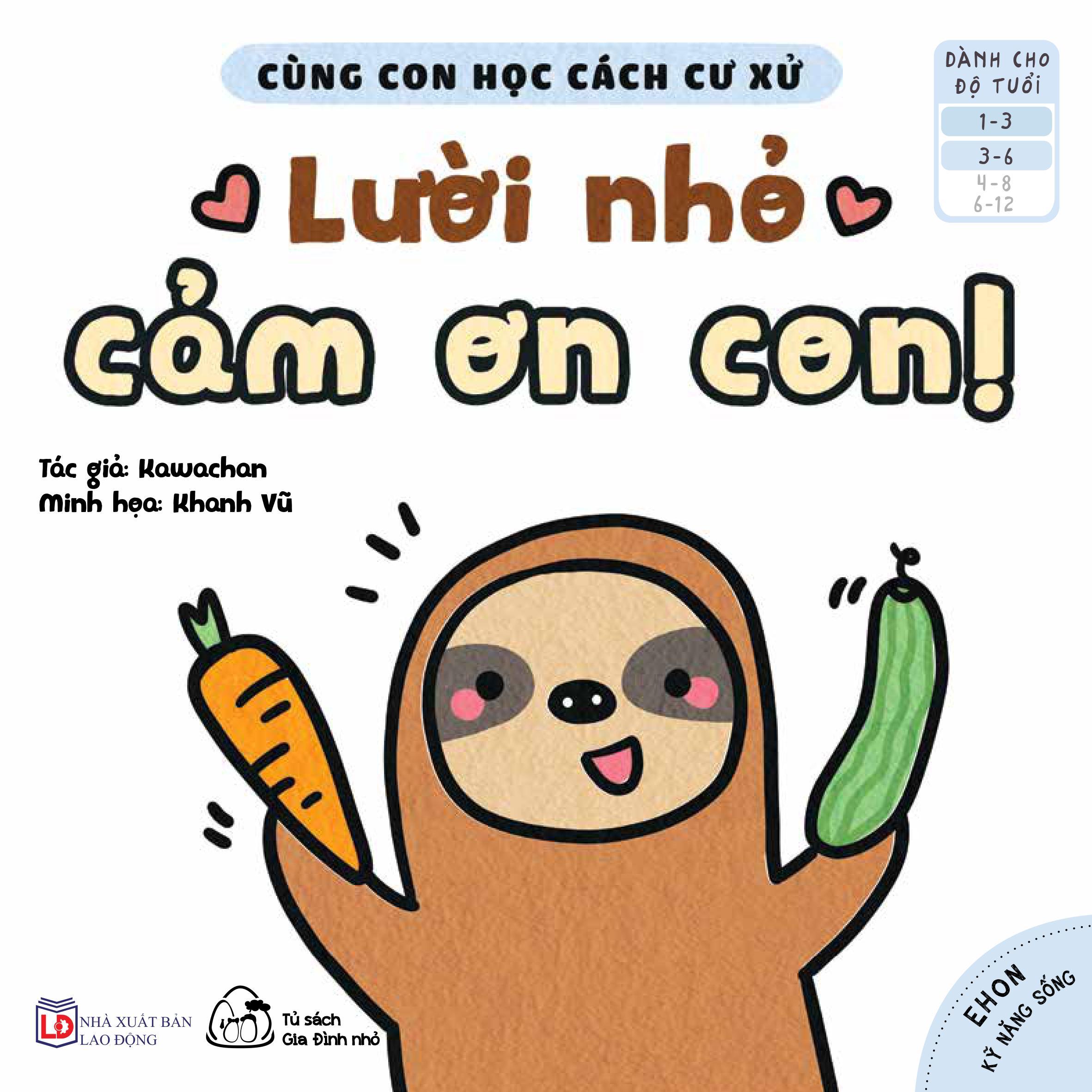 Sách Bộ 6 Cuốn Ehon - Cùng Con Học Cách Ứng Xử