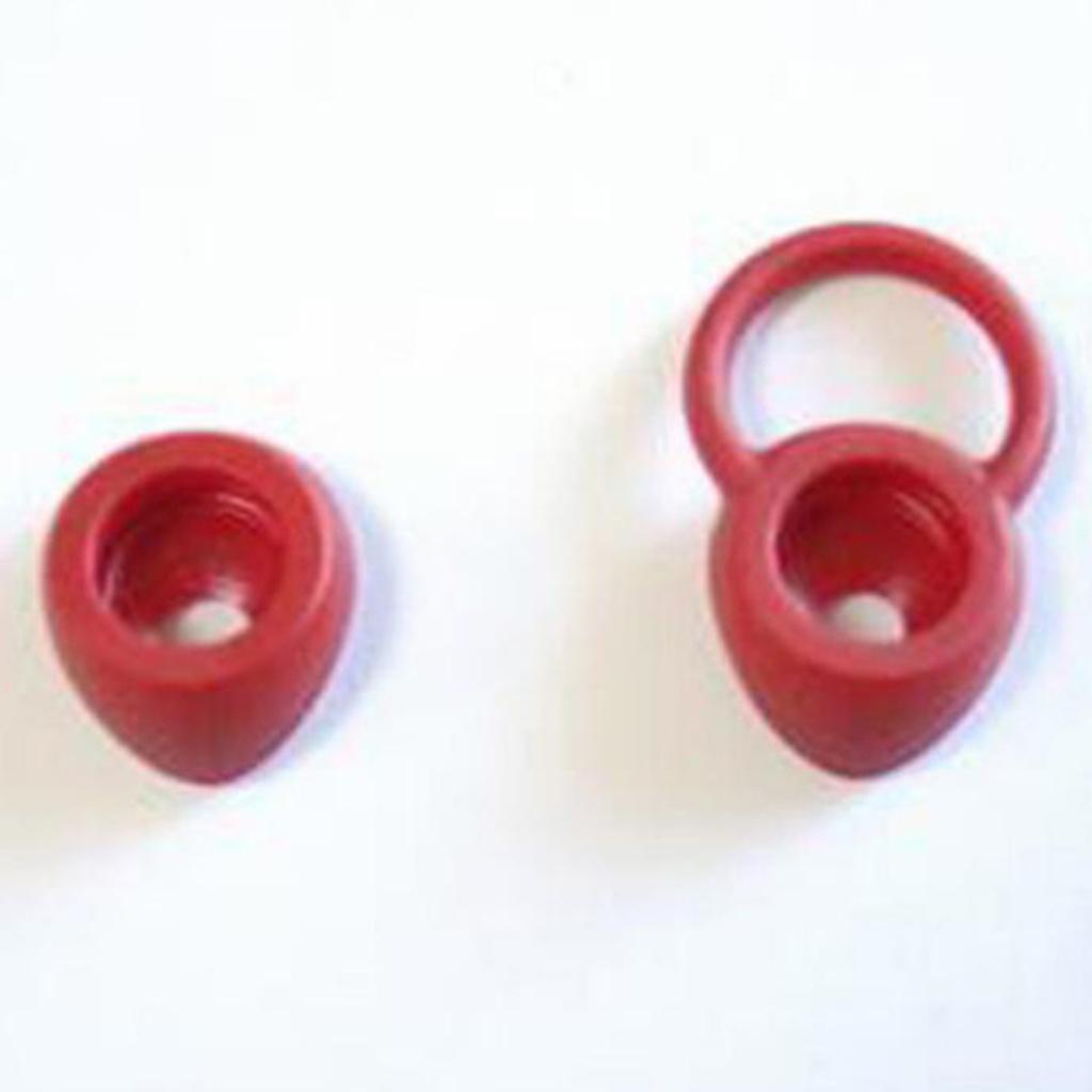 2-3pack 2 Pairs Universal Silicone Earbuds Eartips Caps for Jabra Mini Red