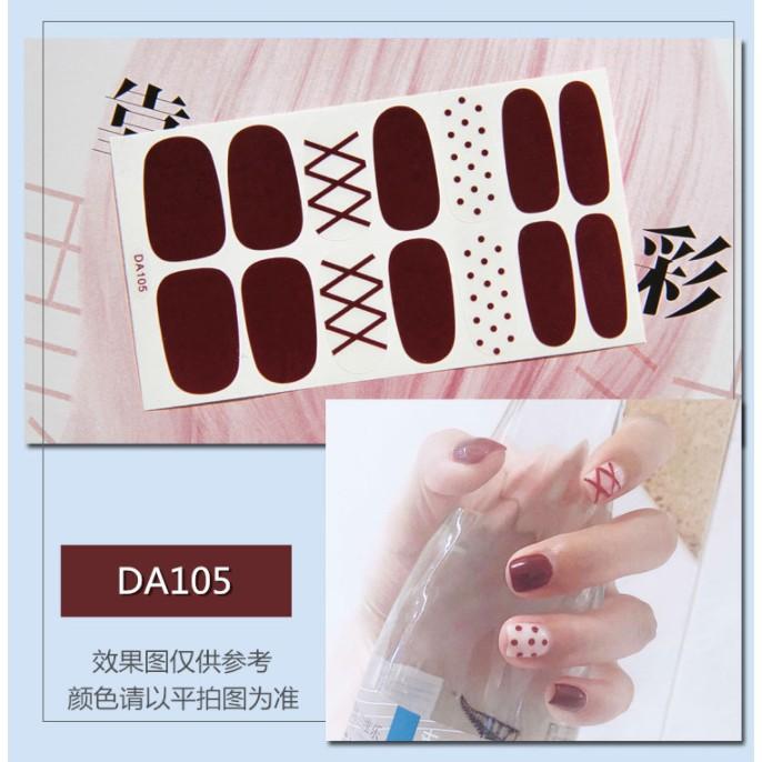 Dán móng tay 3D Korean Style Fashion nail sticker loại tốt