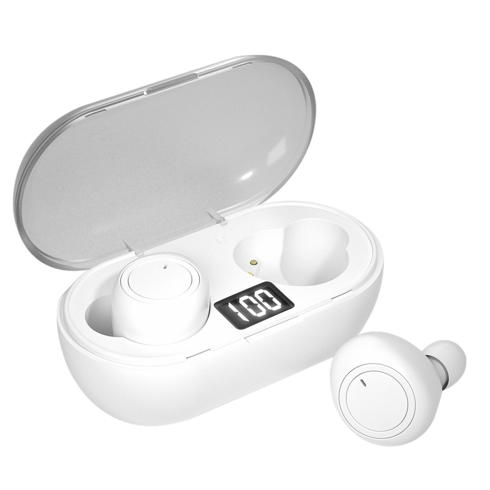 Amagogo Earphones with Charging Case In-Ear for Cellphone Tablet Travel Gifts