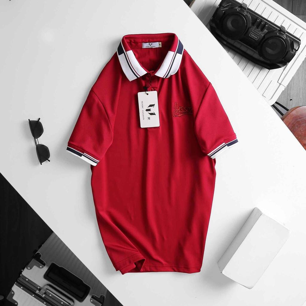 ÁO THUN NAM CÁ SẤU CỔ BẺ THÊU LOGO