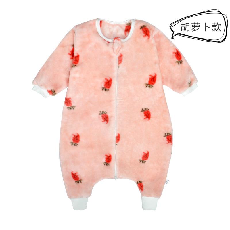 Túi Ngủ Cho Bé Tập Đi Thu Đông Dày Dép Nỉ Sleepsack Chia Chân Cho Trẻ Sơ Sinh Tổ Trẻ Em Mùa Xuân Giường Ngủ