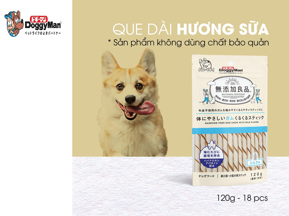 QUE GẶM HƯƠNG SỮA DÀNH CHO CHÓ CƯNG DOGGYMAN