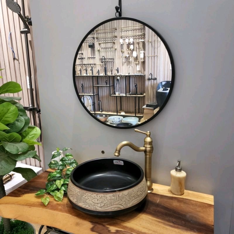 Chậu sứ mỹ thuật - Lavabo đặt bàn mỹ thuật