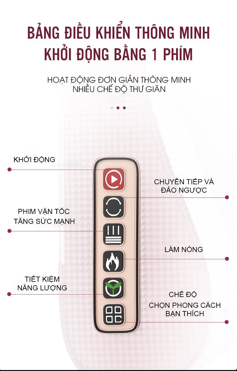 Gối massage hồng ngoại dành cho cổ vai gáy 8 bi 