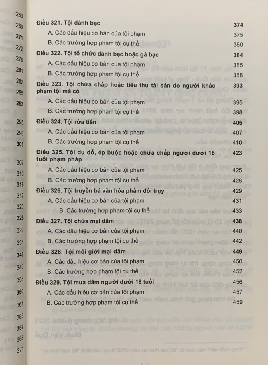 Bình luận Bộ luật Hình sự năm 2015 (Phần thứ hai – Các tội phạm), Chương XXI, Mục 3, 4: Các tội phạm khác xâm pham an toàn, trật tự công cộng