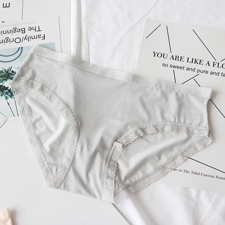 Quần lót nữ thun lạnh viền ren