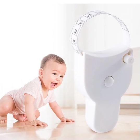 Thước dây mini cầm tay tự động đo ba vòng cơ thể chu vi quần áo thước đo chiều cao babo (TG26)