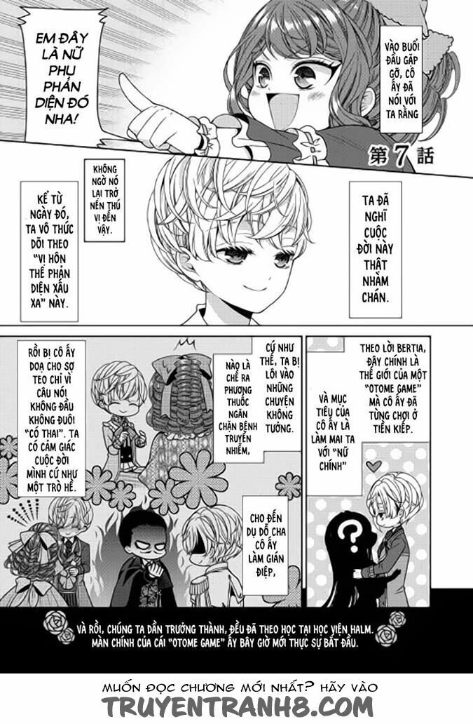 nhật ký theo dõi vị hôn thê tự nhận mình là nữ phụ phản diện 1 chapter 7 1