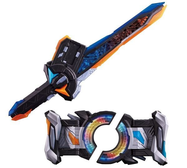 ĐỒ CHƠI SIÊU NHÂN KAMEN RIDER GEATS DX COMMAND TWIN BUCKLE &amp; RAGING SWORD - ĐỒ CHƠI CHÍNH HÃNG BANDAI