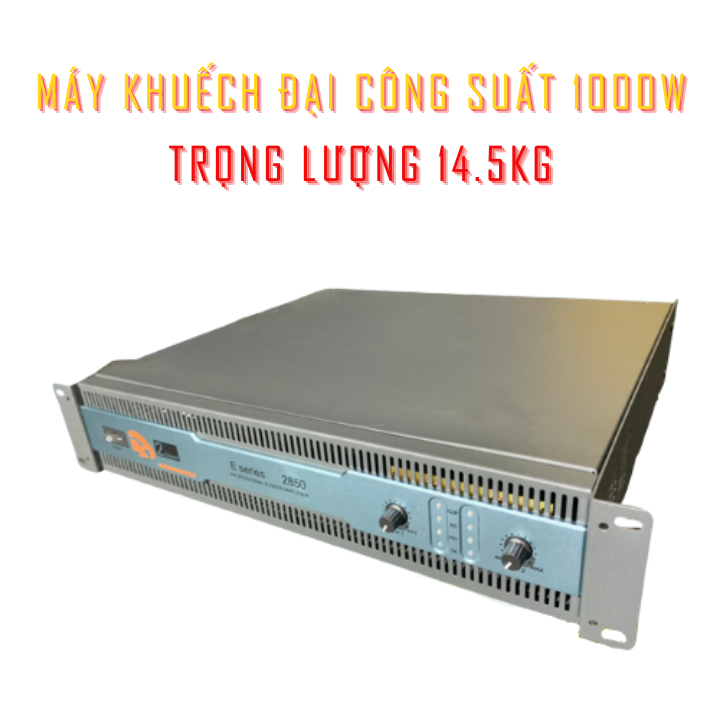 Máy đẩy công suất âm thanh ( khuếch đại ). MSP : SPL-04. Sản phẩm tặng kèm là 2 đầu ghép nối newtrik