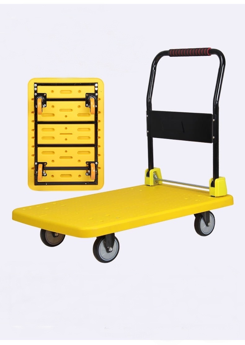 Xe đẩy hàng 4 bánh gấp gọn tải 150kg