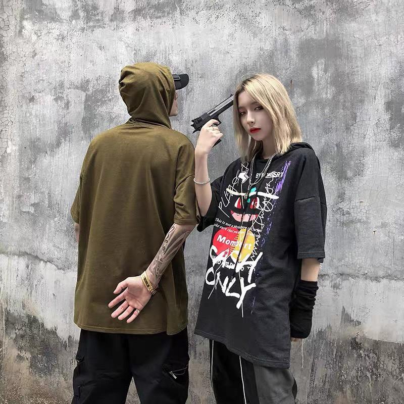Áo Hoodie Tay Lỡ Có Nón UNISEX