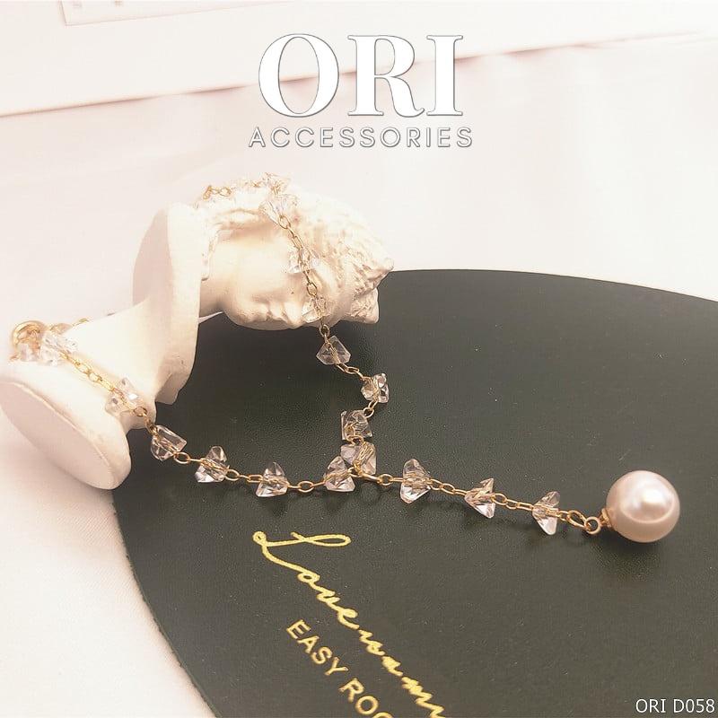Dây chuyền Choker nữ đá thủy tinh Maximilian thời trang xinh xắn ORI ACCESSORIES D058