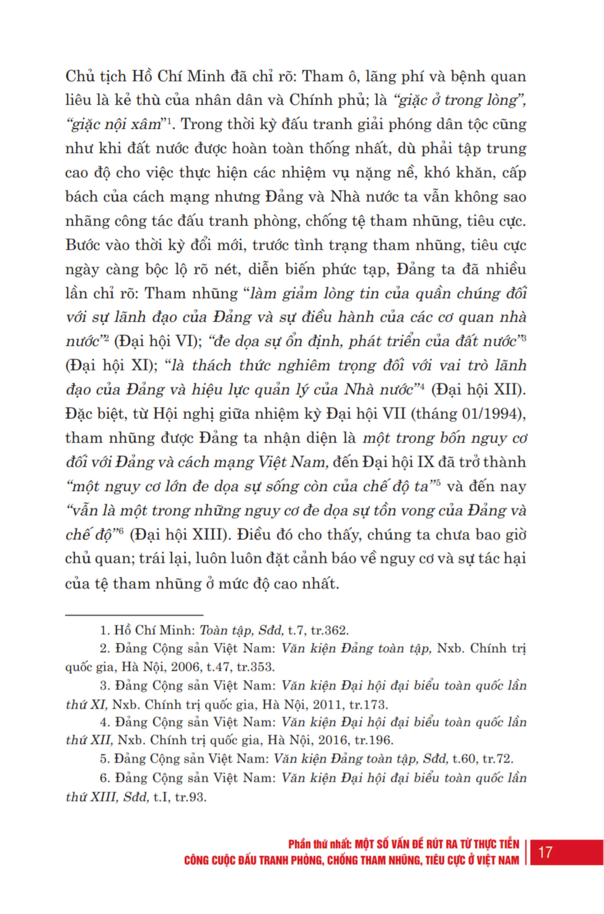 [Bìa mềm] Kiên quyết, kiên trì đấu tranh phòng, chống tham nhũng, tiêu cực, góp phần xây dựng Đảng và Nhà nước ta ngày càng trong sạch, vững mạnh (Bìa mềm)