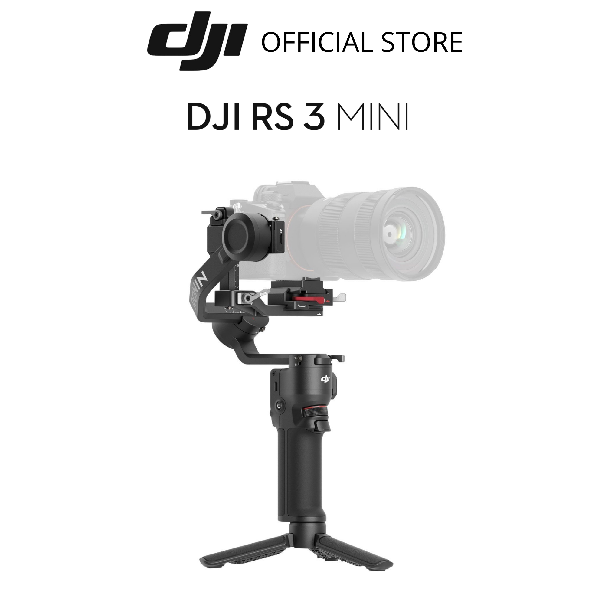 Gimbal máy ảnh DJI RS 3 Mini gọn nhẹ tải trọng 2kg (DJI RS 3 Mini) - Hàng chính hãng