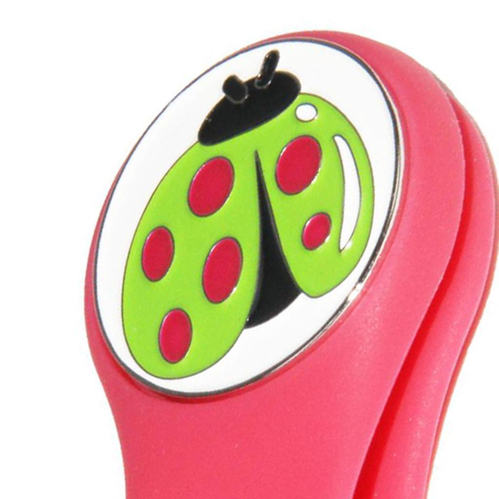 2-3pack Magnetic Golf Hat Clip Golf Ball Marker with Detachable Pattern Plate