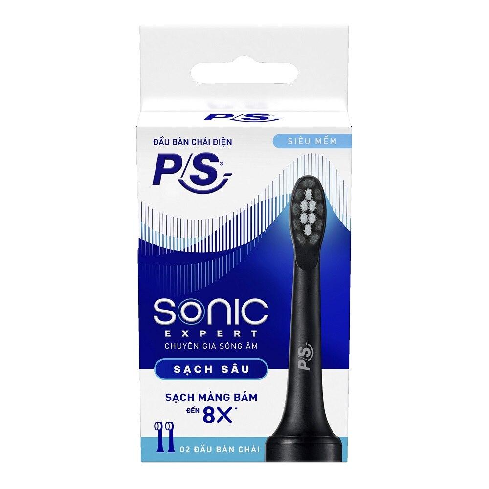 Bộ 2 Đầu Bàn Chải Điện P/S Sonic Expert .#Màu Hồng