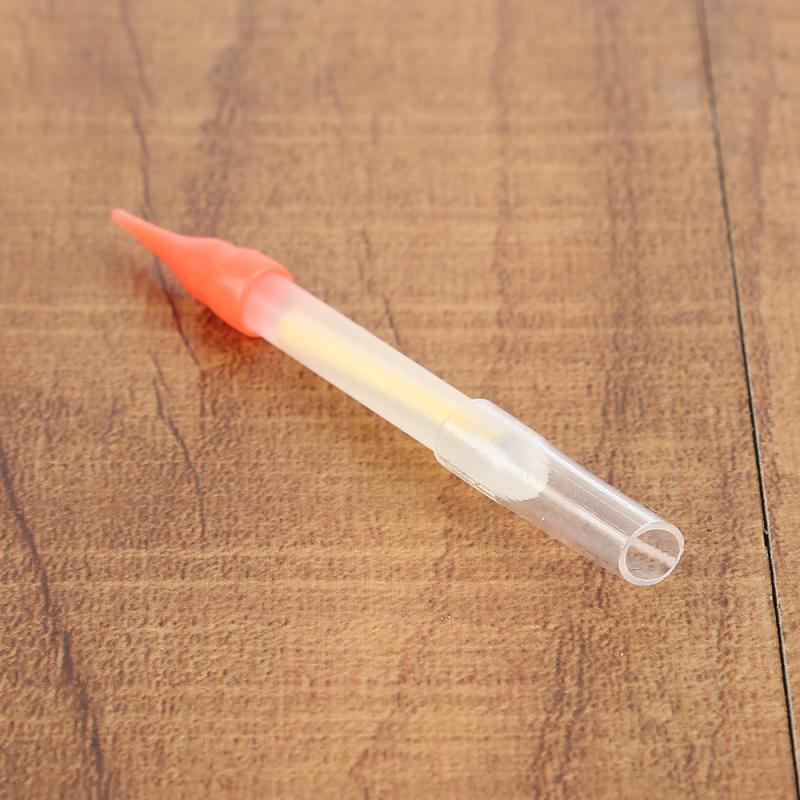 50PCs Fishing Float Light Stick Fluorescent Lightstick Night Float Rod Light Dark Glow Stick Fishing Tackle Floating 4.5*37mm