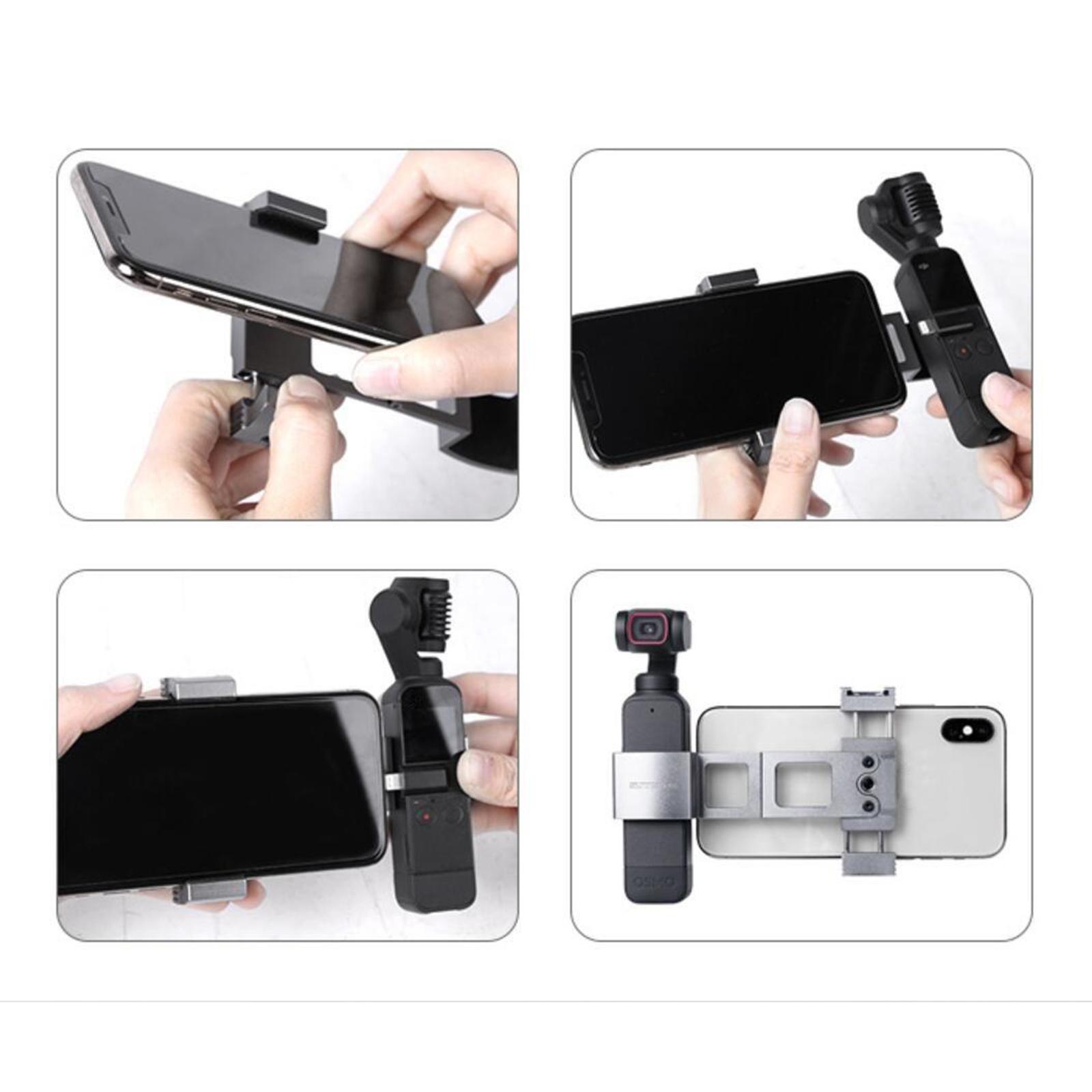 Osmo Bag Bracket Accessories Handheld Bracket Bracket Tripod Bracket, with Cold Shoe 1/4 ”thread for DJI Osmo Bag, Bag 2