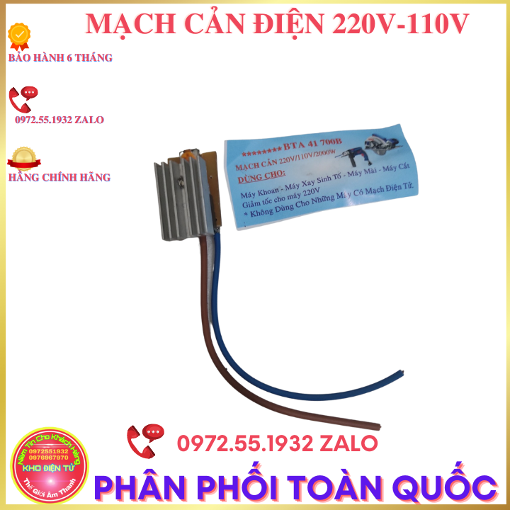 Mạch điện chuyển điện 110 sang 220v cho máy nội địa nhật nhỏ gọn chất lượng-1 mạch