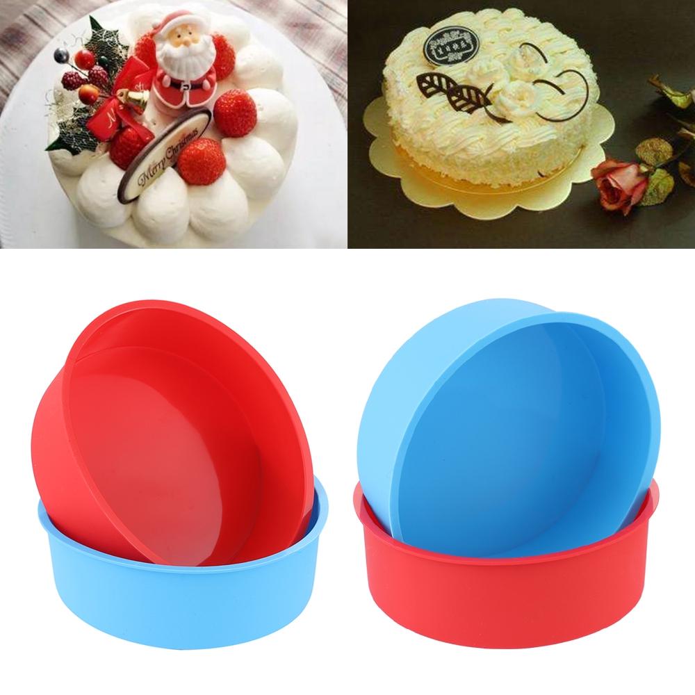 Khuôn silicone làm bánh 4 Inch thiết kế tiện lợi dễ dùng cho nhà bếp