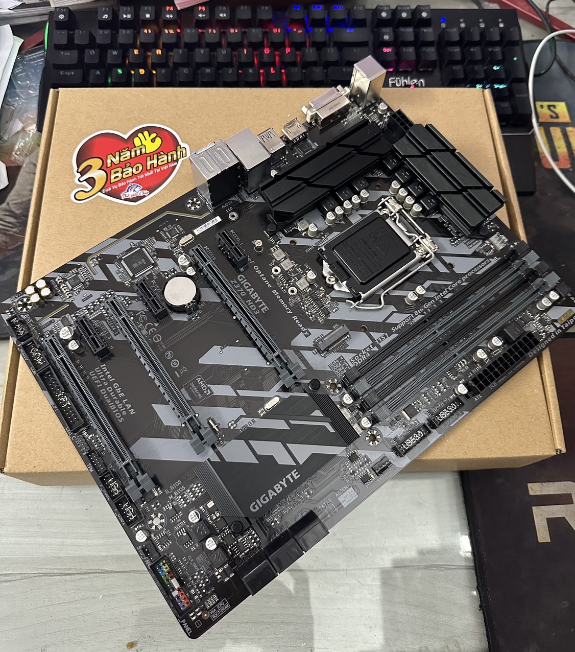 Bo Mạch Chủ (Mainboard) GIGABYTE Z370 HD3 (HÀNG CHÍNH HÃNG)