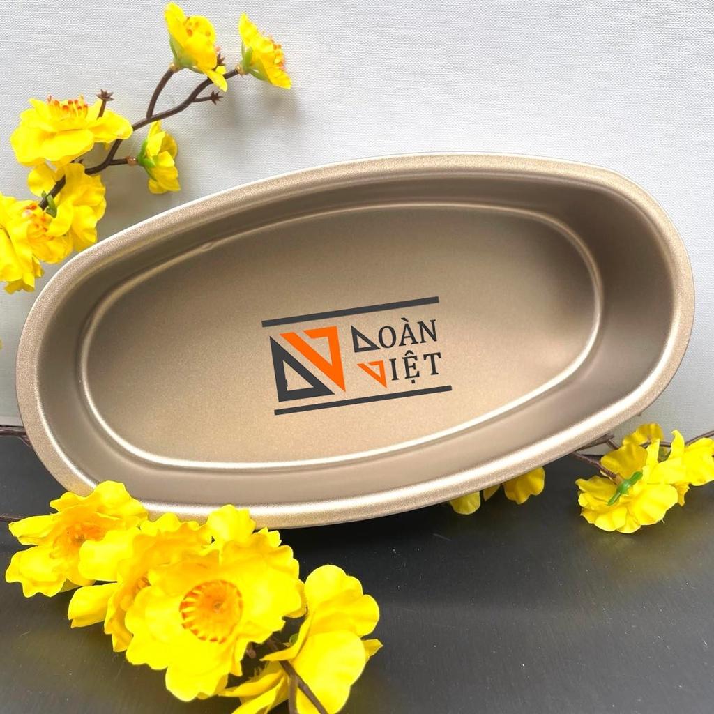 Khuôn Bánh Mì Hoa Cúc Oval Đúc loại lớn THÉP CARBON CHỐNG DÍNH - Dụng Cụ Làm khay Bánh Mì, Bông lan, rau câu
