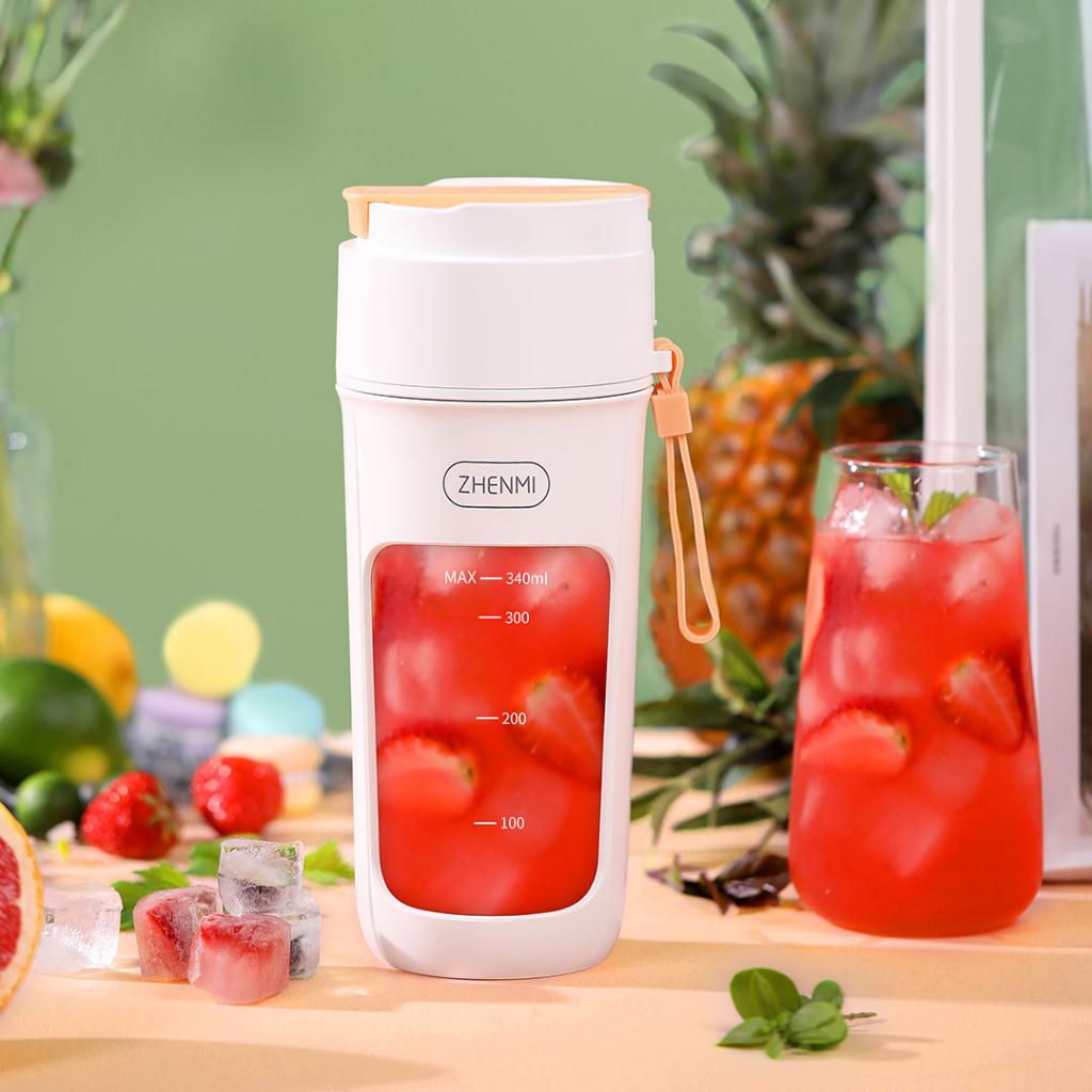 Máy Xay Sinh Tố Không Dây 340ml 10 Lưỡi Dao Tiện Dụng