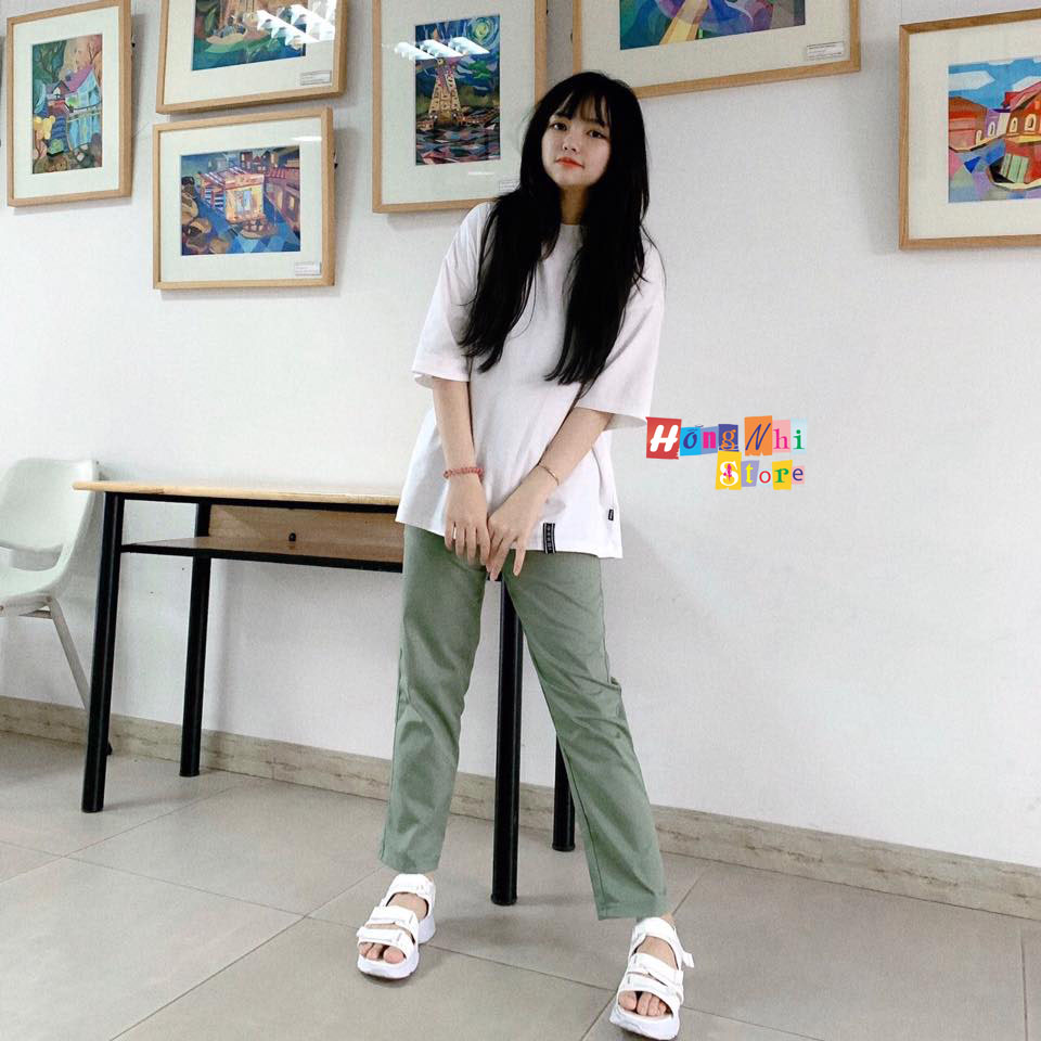Quần Kaki Trơn Lưng Thun Màu Riêu - Quần Kaki Basic Pant Unisex  - MM