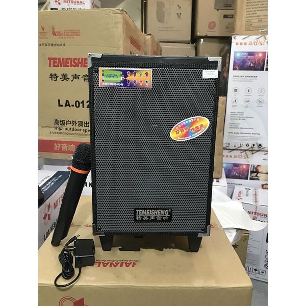 Loa kéo Temeisheng A8-2T - Loa kéo di động bass 2 tấc - Tặng kèm 1 micro không dây - Công suất lên đến 250W - Đầy đủ kn